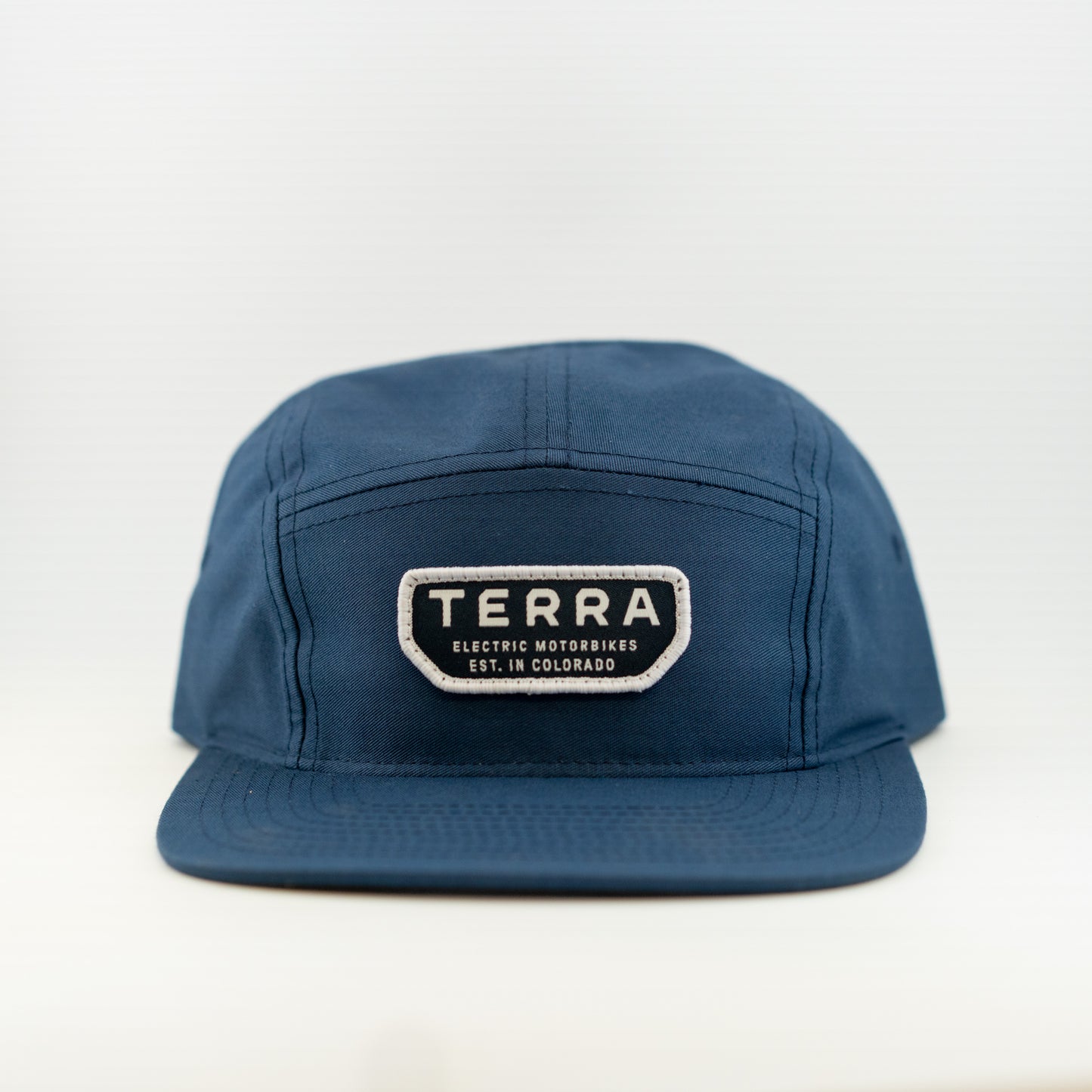 TERRA 5 Panel Hat — Blue
