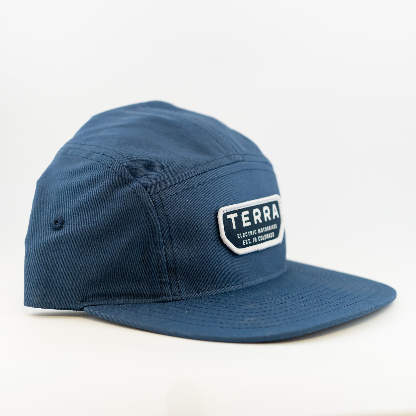 TERRA 5 Panel Hat — Blue