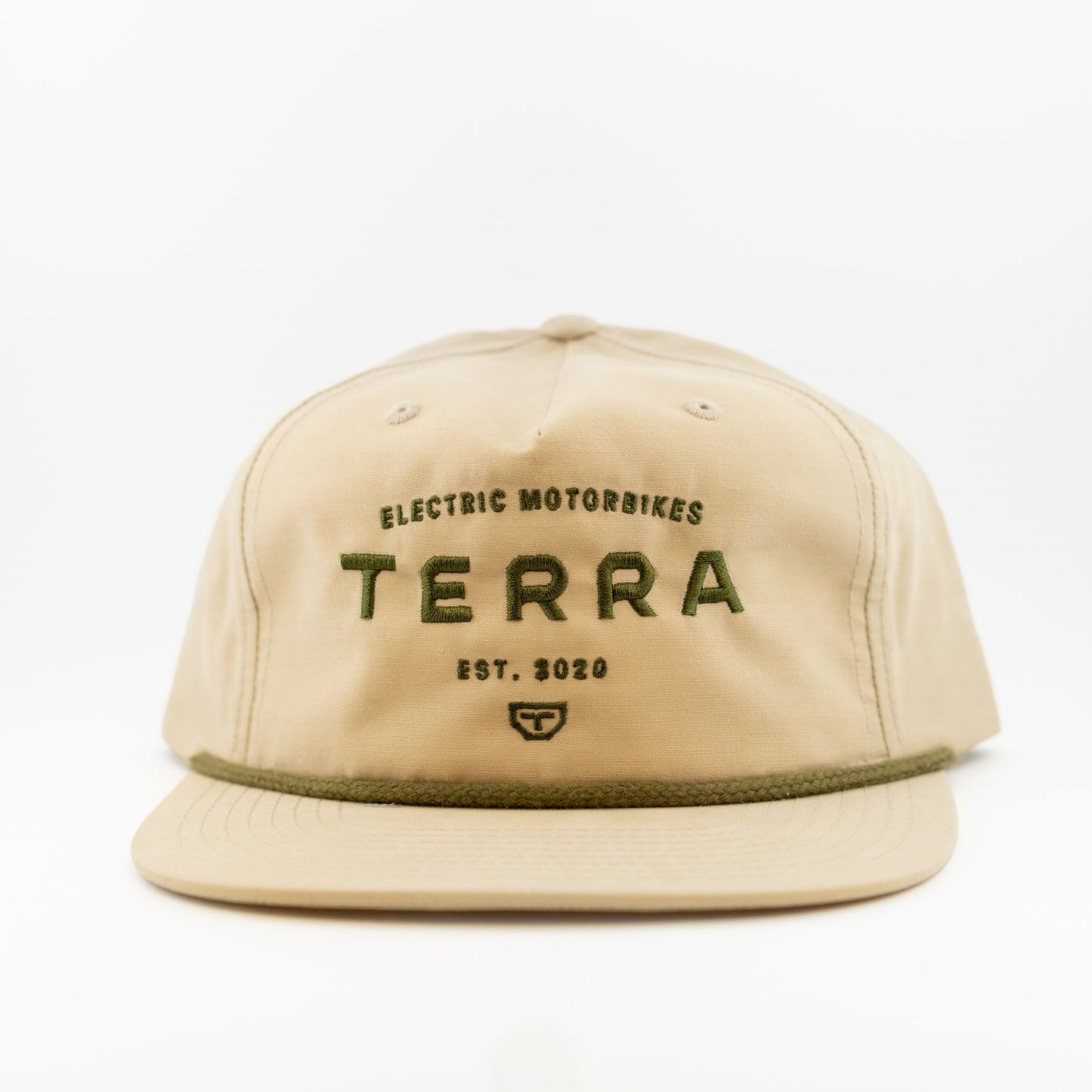 Embroidered Hat — Tan