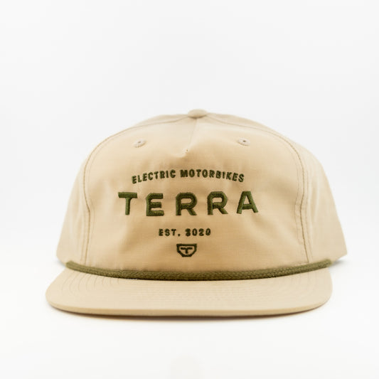 Embroidered Hat — Tan