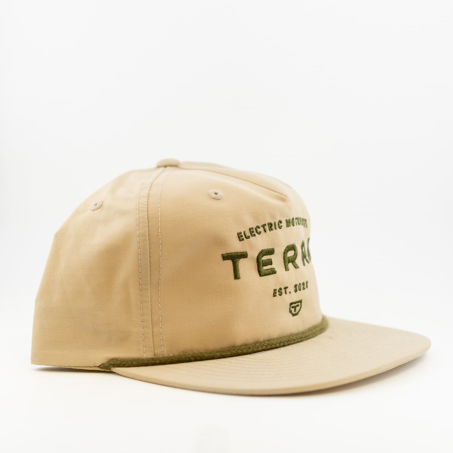 Embroidered Hat — Tan